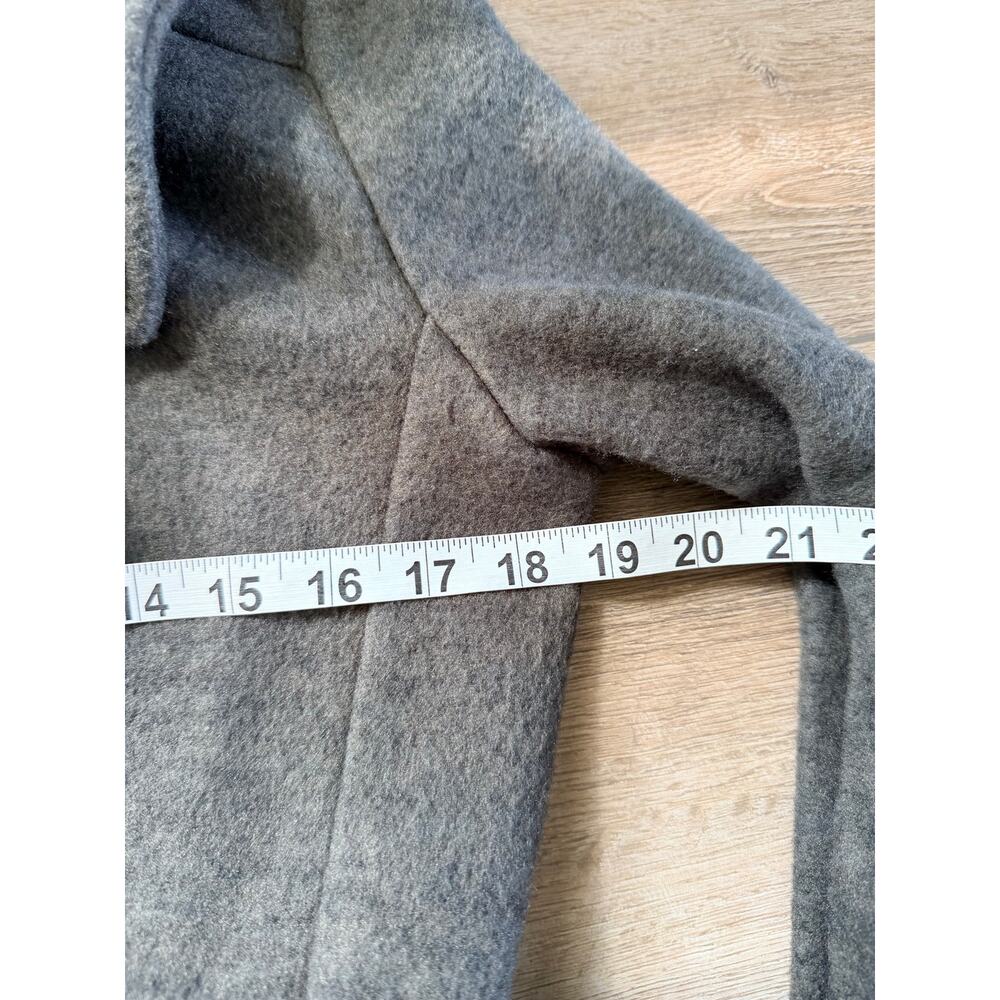 Vero Moda Gray Wrap Belted Coat - Size Small - Picture 10 of 10